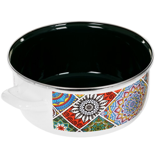 Купить Кастрюля METROT Султана 350834 3.2 л 22 см белый  9211023. Характеристики, отзывы и цены в Донецке