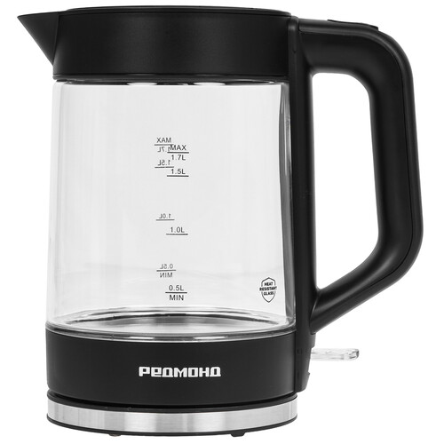 Купить Электрочайник РЕДМОНД KG250 черный  9168423. Характеристики, отзывы и цены в Донецке