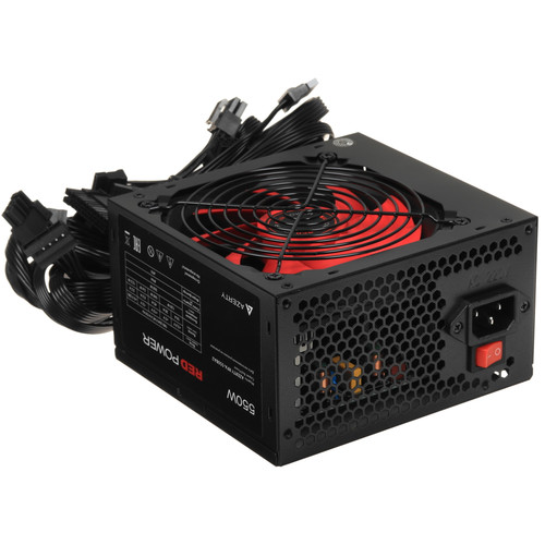 Купить Блок питания ATX Azerty RPA-550BA2 [120-0941] красный, черный  9349523. Характеристики, отзывы и цены в Донецке