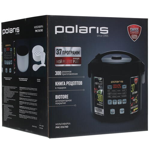 Купить Мультиварка Polaris PMC 0567AD черный  1673261. Характеристики, отзывы и цены в Донецке