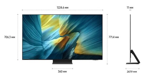 Купить 55" (138 см) Телевизор Samsung QE55S95FAUXRU черный  5622913. Характеристики, отзывы и цены в Донецке