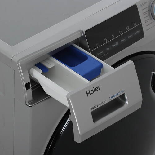 Купить Стирально-сушильная машина Haier HWD80-BP14929S серебристый  9291546. Характеристики, отзывы и цены в Донецке
