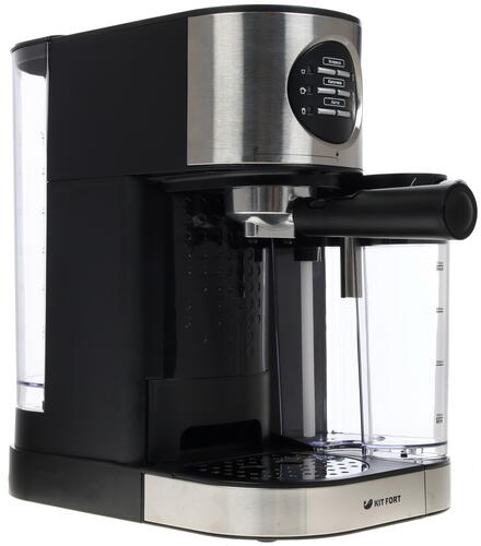 Купить Кофеварка рожковая Kitfort KT-703 черный  1176500. Характеристики, отзывы и цены в Донецке