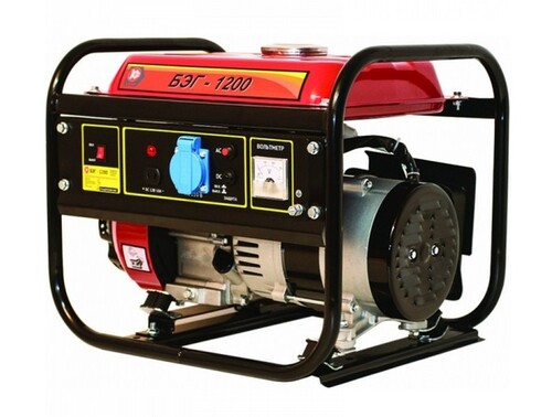 Купить Электрогенератор   бензиновый Калибр БЭГ-1200  1248457. Характеристики, отзывы и цены в Донецке