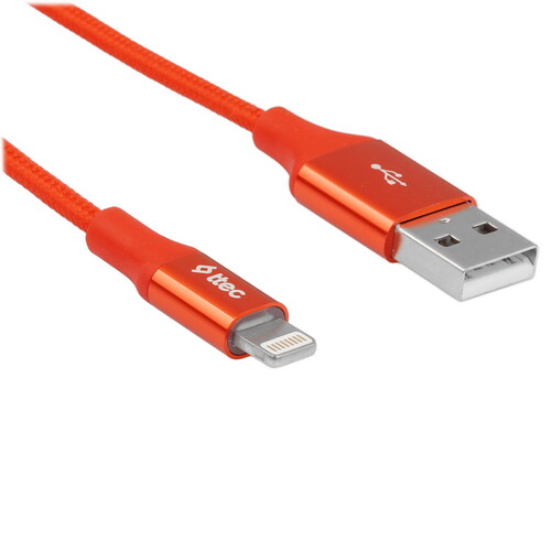 Купить Кабель круглый TTEC Lightning 8-pin - USB 2.0 Type-A красный 1.2 м  9140783. Характеристики, отзывы и цены в Донецке