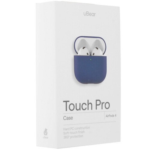 Купить Чехол Ubear для Apple AirPods 4, Apple AirPods 4 Pro, синий  5617341. Характеристики, отзывы и цены в Донецке