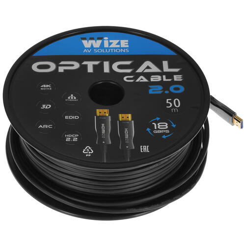 Купить Кабель  Wize HDMI - HDMI, 50 м  5071187. Характеристики, отзывы и цены в Донецке
