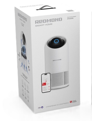 Купить Очиститель воздуха REDMOND AP2209S, Белый  9118185. Характеристики, отзывы и цены в Донецке