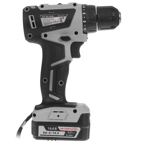 Купить Дрель-шуруповерт Интерскол ДА-10/14.4В  5077148. Характеристики, отзывы и цены в Донецке