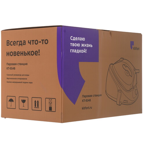 Купить Парогенератор Kitfort КТ-9148 белый  9228746. Характеристики, отзывы и цены в Донецке