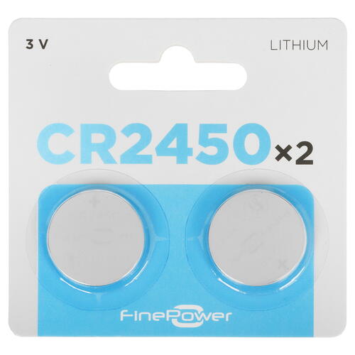 Купить Батарейка FinePower V.2 плоская / CR2450  5416147. Характеристики, отзывы и цены в Донецке