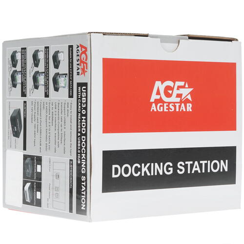 Купить Док-станция для накопителей AgeStar 3UBT6-6G  1344007. Характеристики, отзывы и цены в Донецке