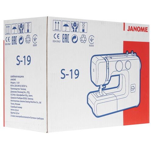 Купить Швейная машина Janome S-19  8122172. Характеристики, отзывы и цены в Донецке
