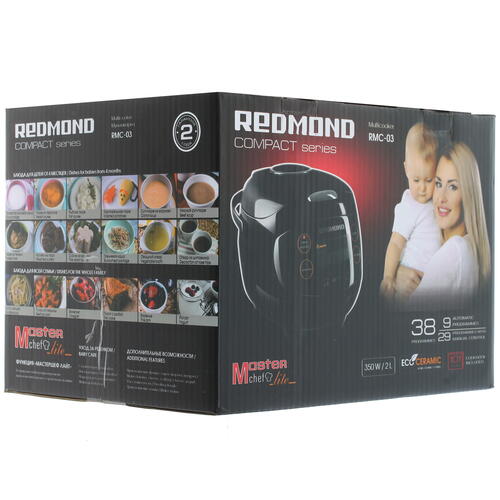 Купить Мультиварка Redmond RMC-03 черный  1264799. Характеристики, отзывы и цены в Донецке