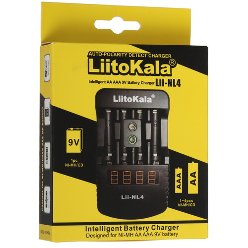 Купить Зарядное устройство LiitoKala Lii-NL4 EU  9212388. Характеристики, отзывы и цены в Донецке