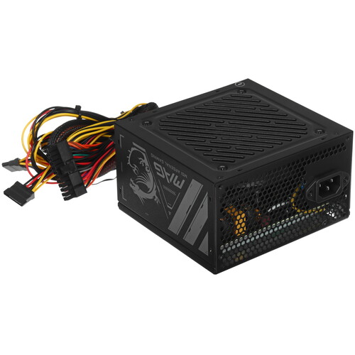 Купить Блок питания MSI MAG A500N-H [306-7ZPGX11-HH9] черный  5498217. Характеристики, отзывы и цены в Донецке