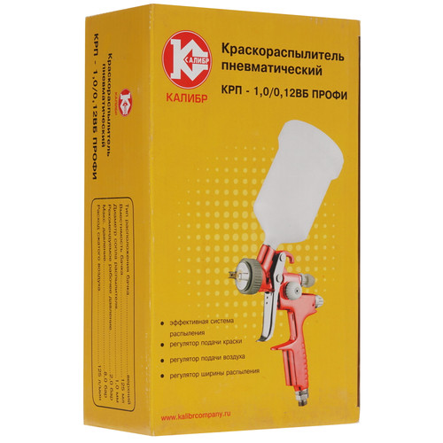 Купить Краскораспылитель Калибр КРП-1,0/0,12 ВБ ПРОФИ  1241861. Характеристики, отзывы и цены в Донецке