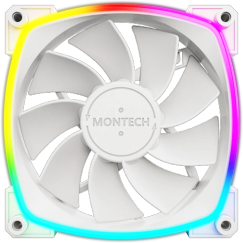 Купить Комплект вентиляторов Montech RX120 [RX120W3P] белый  5620656. Характеристики, отзывы и цены в Донецке