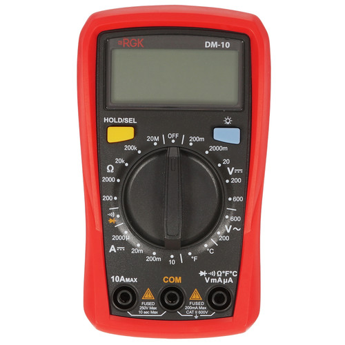 Купить Мультиметр RGK DM-10  8185246. Характеристики, отзывы и цены в Донецке