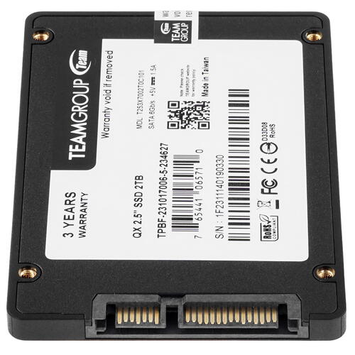 Купить 2000 ГБ 2.5" SATA накопитель TEAMGROUP QX [T253X7002T0C101]  5445558. Характеристики, отзывы и цены в Донецке