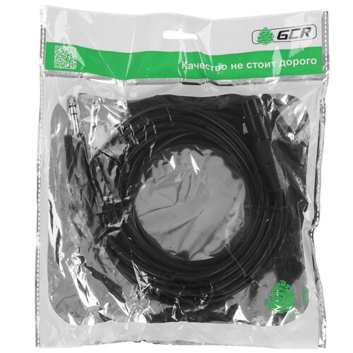 Купить Кабель   GCR XLR - jack 6.3 мм черный  9290077. Характеристики, отзывы и цены в Донецке