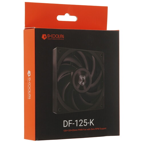 Купить Вентилятор ID-COOLING DF-125-K  черный  9284805. Характеристики, отзывы и цены в Донецке