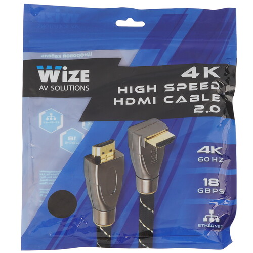 Купить Кабель  Wize HDMI - HDMI, 5 м  5479803. Характеристики, отзывы и цены в Донецке