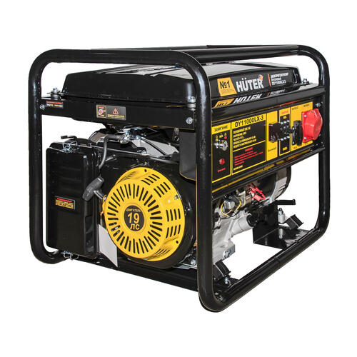Купить Электрогенератор   бензиновый Huter DY11000LX-3  5356857. Характеристики, отзывы и цены в Донецке
