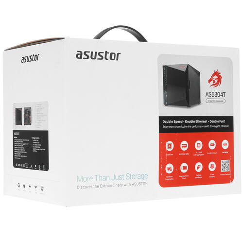Купить Сетевое хранилище (NAS) ASUSTOR NIMBUSTOR 4  1632515. Характеристики, отзывы и цены в Донецке