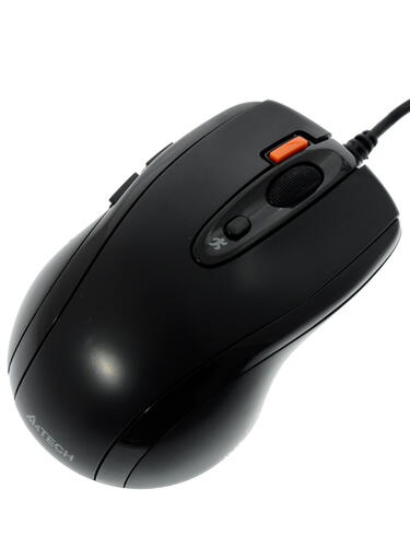 Купить Мышь проводная A4Tech N-70FX  черный  0133598. Характеристики, отзывы и цены в Донецке