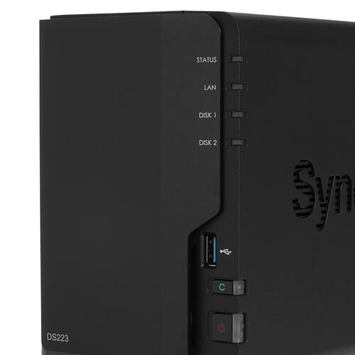 Купить Сетевое хранилище (NAS) Synology Disk Station DS223  5401215. Характеристики, отзывы и цены в Донецке