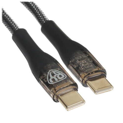 Купить Кабель круглый BY USB Type-C - USB Type-C черный 1 м  5482184. Характеристики, отзывы и цены в Донецке