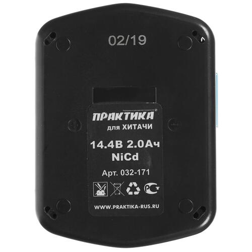 Купить Аккумулятор Практика 14.4В 2.0Ач NiCd 032-171  6616974. Характеристики, отзывы и цены в Донецке