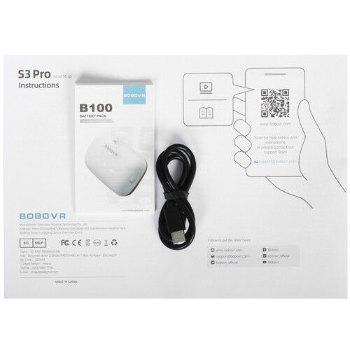 Купить Крепление для VR BOBOVR S3 Pro белый  9240691. Характеристики, отзывы и цены в Донецке