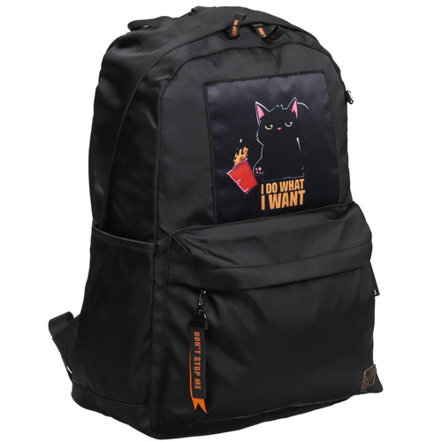 Купить Рюкзак BRAUBERG FASHION CITY Cat черный  9128355. Характеристики, отзывы и цены в Донецке