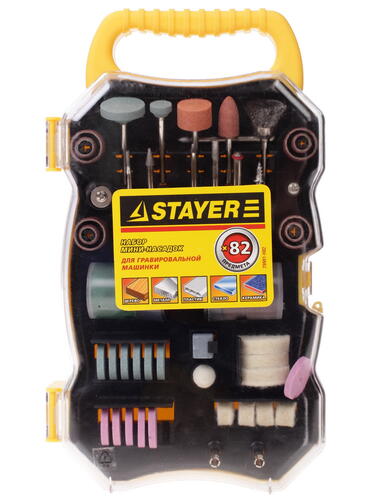 Купить Насадки для гравировальной машинки Stayer "Master"  29901-H82  1024507. Характеристики, отзывы и цены в Донецке