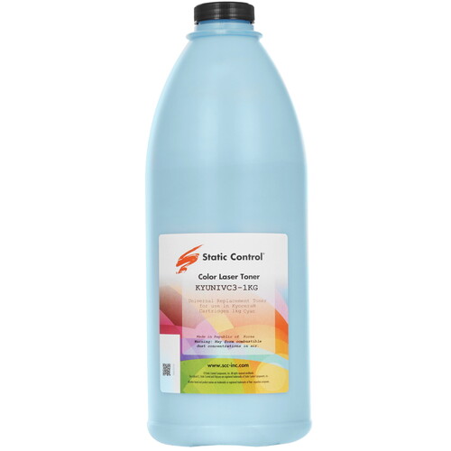 Купить Тонер Static Control KYUNIVC3-1KG голубой  9047621. Характеристики, отзывы и цены в Донецке