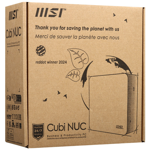Купить Мини ПК MSI Cubi NUC 1M-045XRU [9S6-B0B111-045]  5485037. Характеристики, отзывы и цены в Донецке