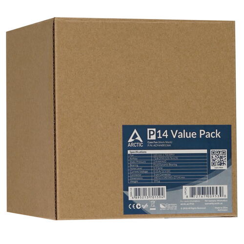 Купить Комплект вентиляторов Arctic Cooling P14 Value Pack  1312041. Характеристики, отзывы и цены в Донецке