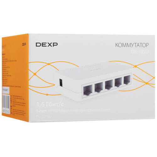 Купить Коммутатор DEXP DX-105M  9072000. Характеристики, отзывы и цены в Донецке