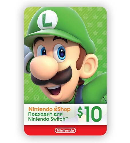 Купить Пополнение баланса сервиса Nintendo eShop  10 USD  5408726. Характеристики, отзывы и цены в Донецке