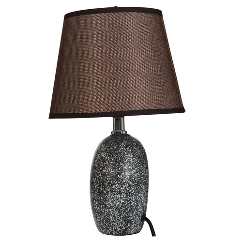 Купить Настольный светильник RISALUX Инес коричневый  9176732. Характеристики, отзывы и цены в Донецке