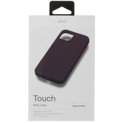Купить Накладка  uBear Touch Mag Case для Apple iPhone 15 Plus фиолетовый  5426887. Характеристики, отзывы и цены в Донецке