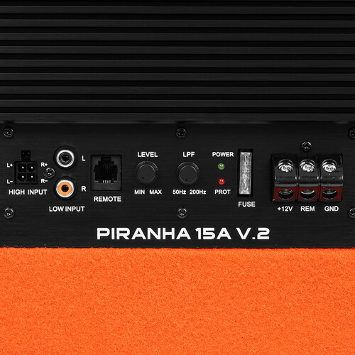 Купить Автосабвуфер активный DL Audio Piranha 15A V.2 Black  9285829. Характеристики, отзывы и цены в Донецке