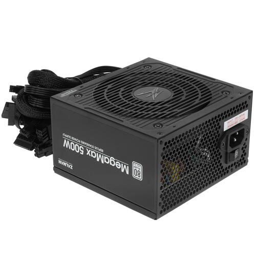 Купить Блок питания ZALMAN MegaMax (TXll) 500W  1608475. Характеристики, отзывы и цены в Донецке