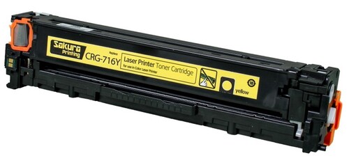 Купить Картридж лазерный SAKURA CRG716Y/CB542A желтый, с чипом  5363600. Характеристики, отзывы и цены в Донецке