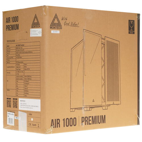 Купить Корпус MONTECH AIR 1000 PREMIUM  4887461. Характеристики, отзывы и цены в Донецке