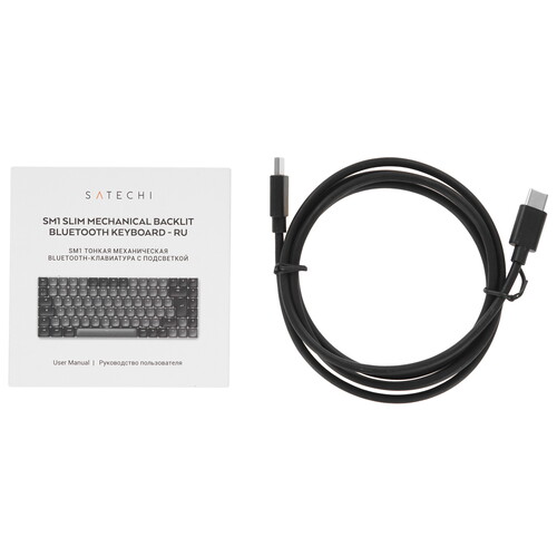 Купить Клавиатура  проводная + беспроводная Satechi SM1 Slim Mechanical Backlit Bluetooth  9237108. Характеристики, отзывы и цены в Донецке