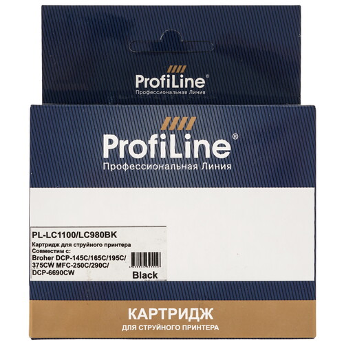 Купить Картридж ProfiLine PL-LC1100/LC980BK черный  9128980. Характеристики, отзывы и цены в Донецке