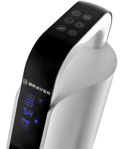 Купить Вентилятор BRAYER 4955BR  серебристый  5359031. Характеристики, отзывы и цены в Донецке